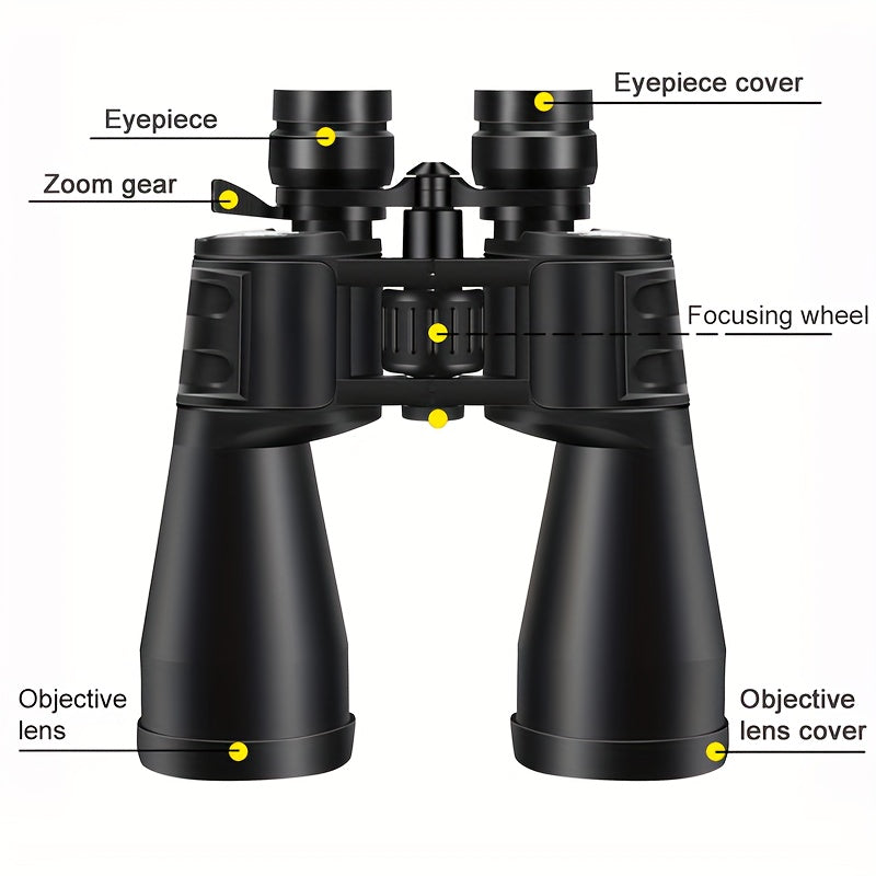 Adult Zoom Lens Waterproof Binoculars for Long Range Observation