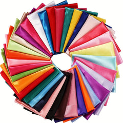 Solid Colors Satin Fabric For Wedding Dress Crafts Costumes