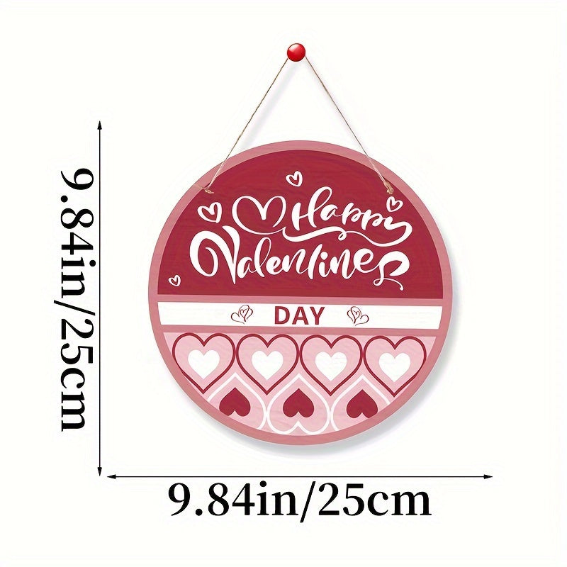 Heart Hanging Sign Happy Door Sign Party Decoration
