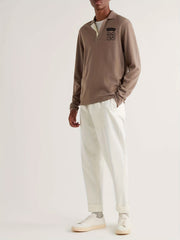 Miami 23 Knit Polo Shirt Men's V Neck Pullover Sweater
