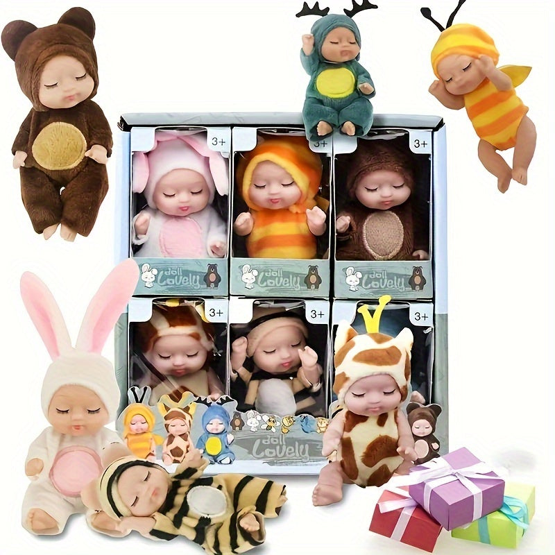 Mini Adorable Reborn Doll Realistic Toy Party Supplies Y2k
