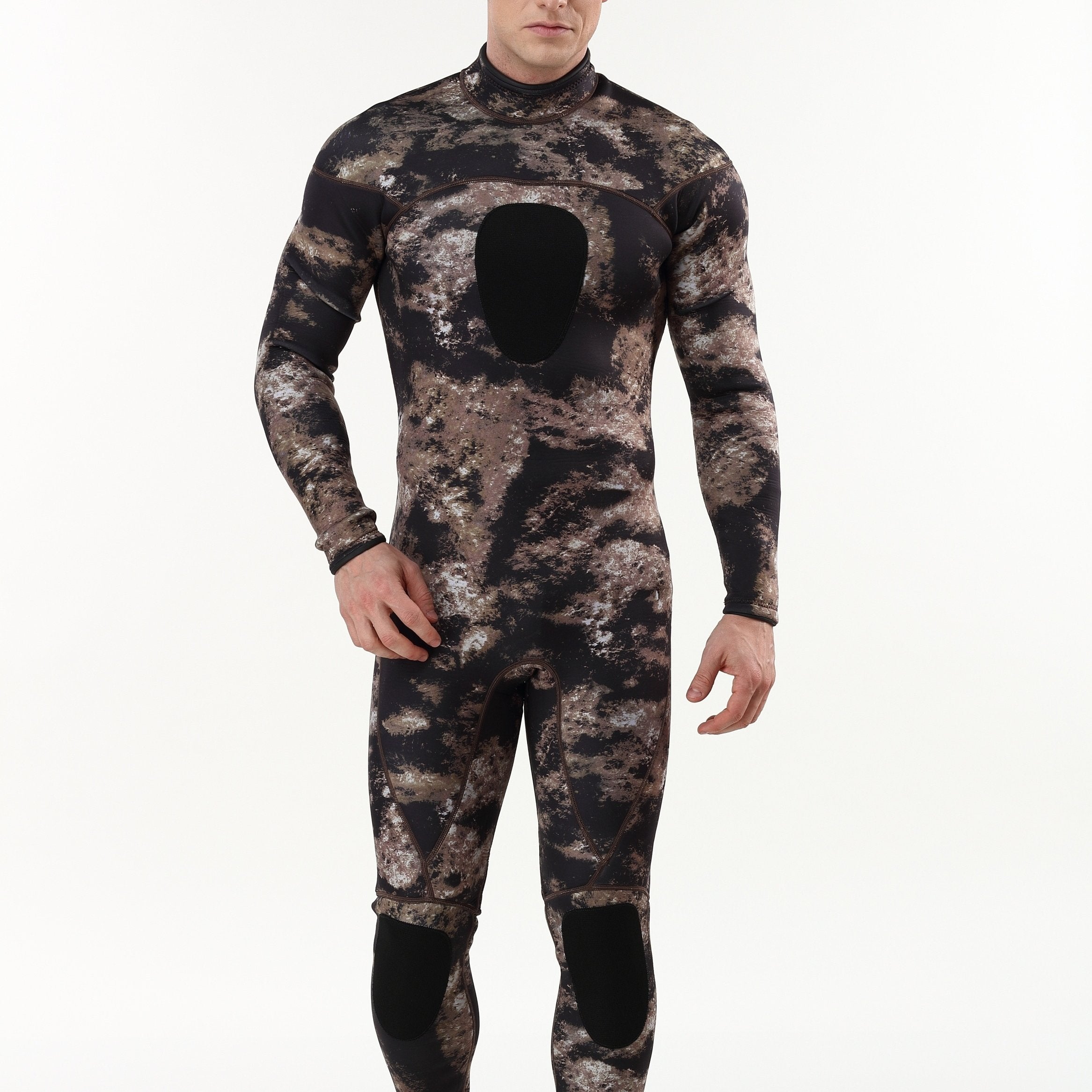 3mm Men's Skinny Fit Tie Dye Long Sleeve Diving Suit