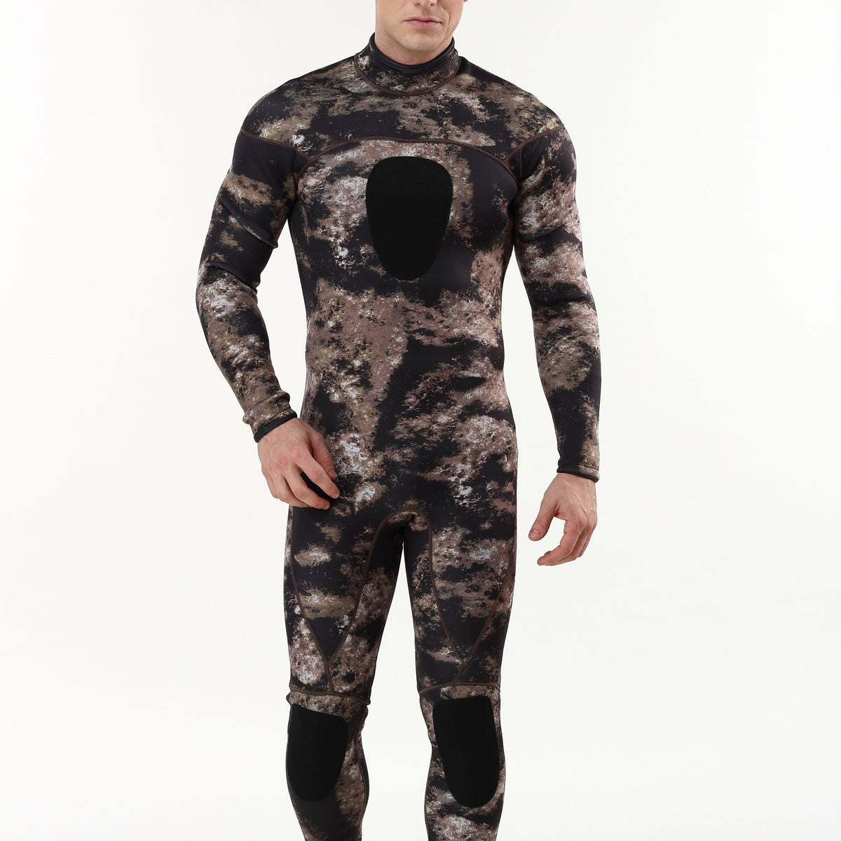 3mm Men's Skinny Fit Tie Dye Long Sleeve Diving Suit