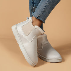Women's Plush Slip On Snow Boots