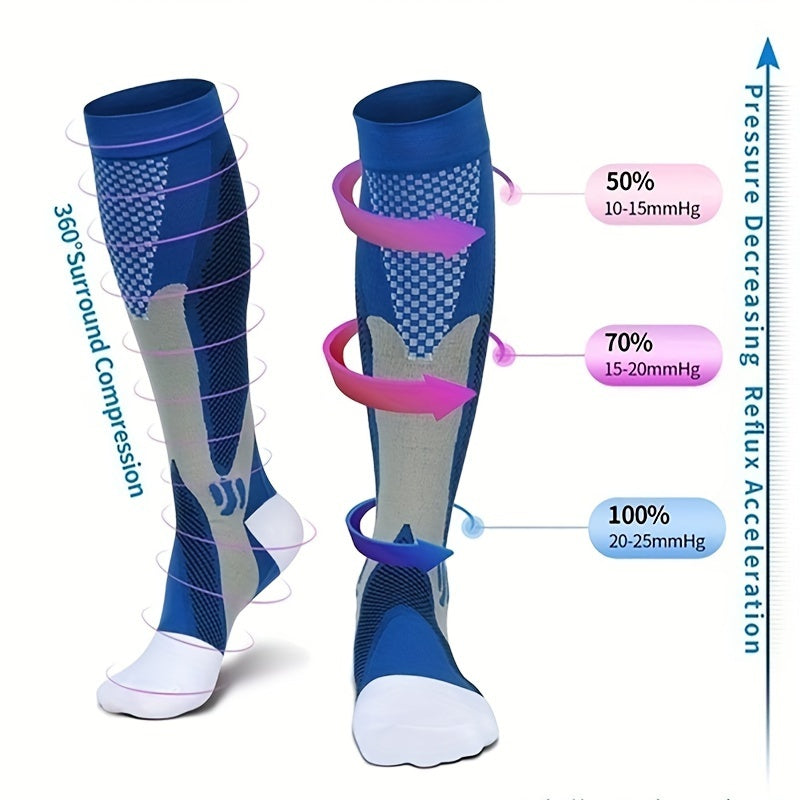 Men's Compression Sport Socks Sweat absorbing Nylon Blend