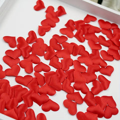 100pcs Heart Confetti Red Deodorized Petals Wedding Table Scatter Decoration