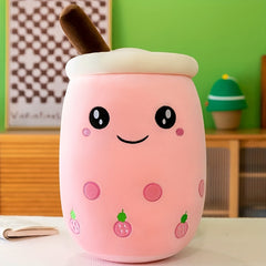 Creative Milk Tea Plush Toys And Funny Doll Pillows Pearl Milk Tea Cup Cushions