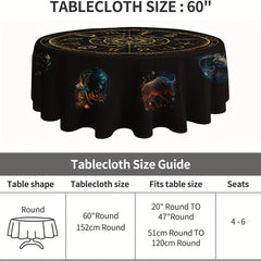 Altar Cloth Tarot Zodiac Astrology Constellations Love Oracle Tablecloth