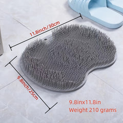 Silicone Back Exfoliating Wash Pad Bath Scrubber