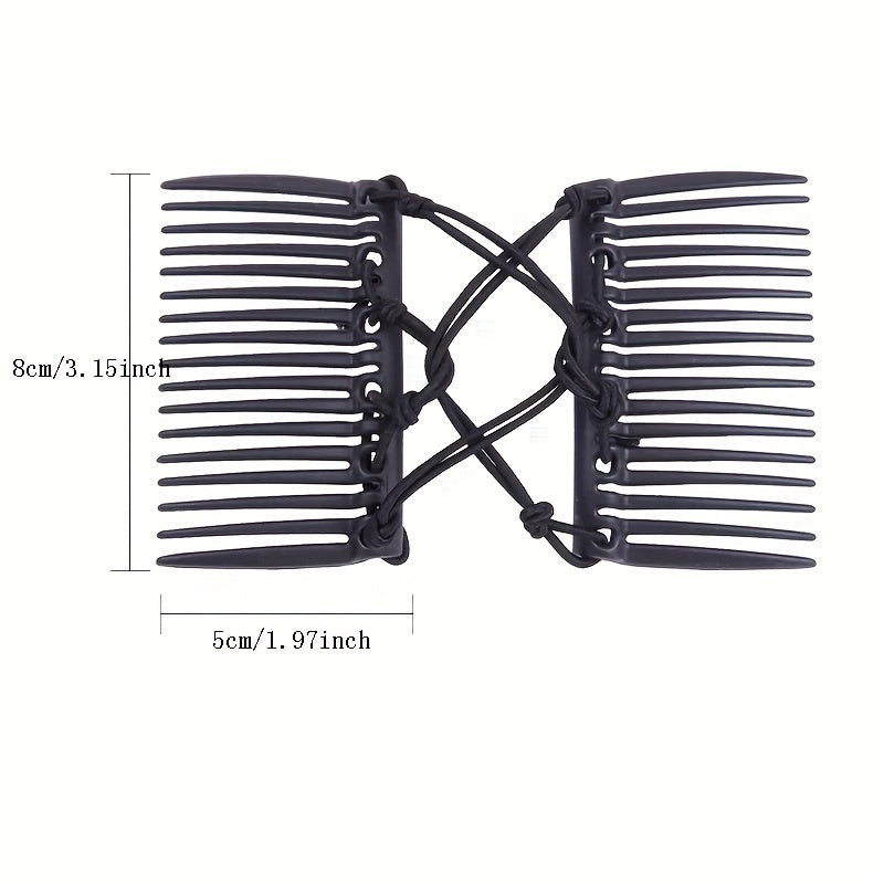 Knotted Hair Comb For Women with Hair Elastic
