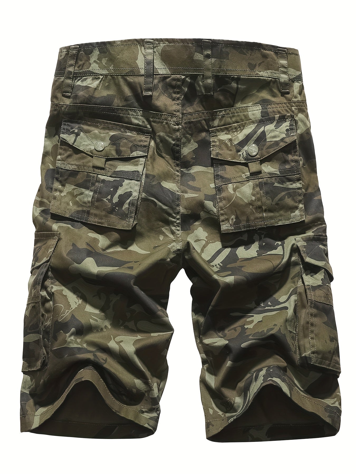 Men's Camo Cargo Shorts Military Style Casual Shorts