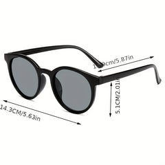 Retro Oval Sunglasses UV400 Sun Shades for Summer Travel