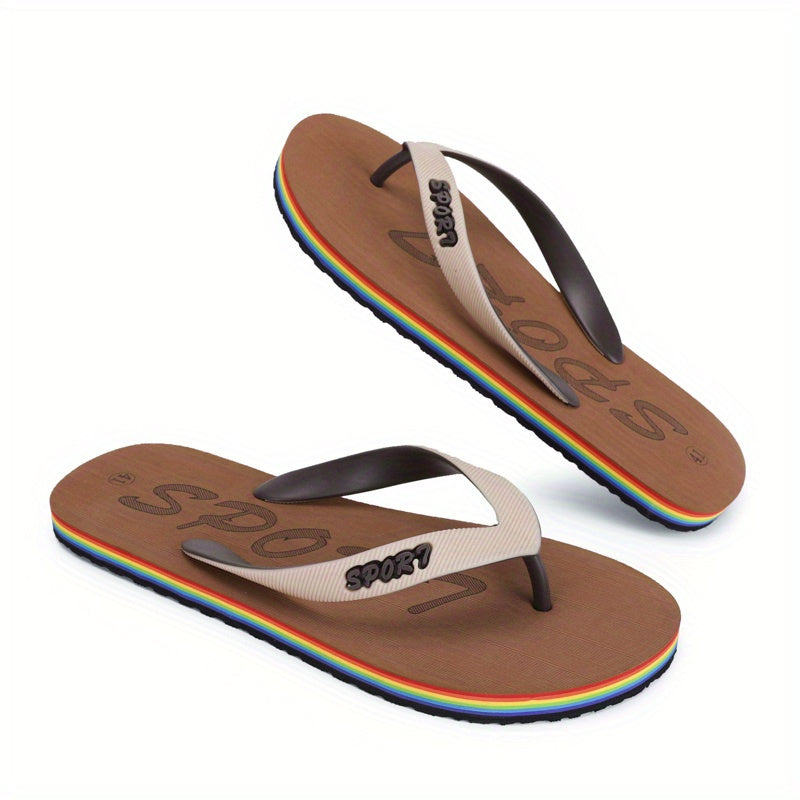 Men's Slip On Flip-flops, Beach Slippers