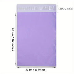 100pcs Purple Poly Mailers Self sealing Bags for Envelopes, Books, Clothing