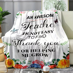 Teacher's Outdoor Flannel Blankets for Home Travel