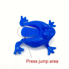 Mini Transparent Frog Jumping Toy 24pcs for Birthday Party and Teaching