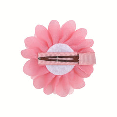 15pcs Flower Hair Clip Sweet Hair Clips Duck Billed Clip Hair Accessories