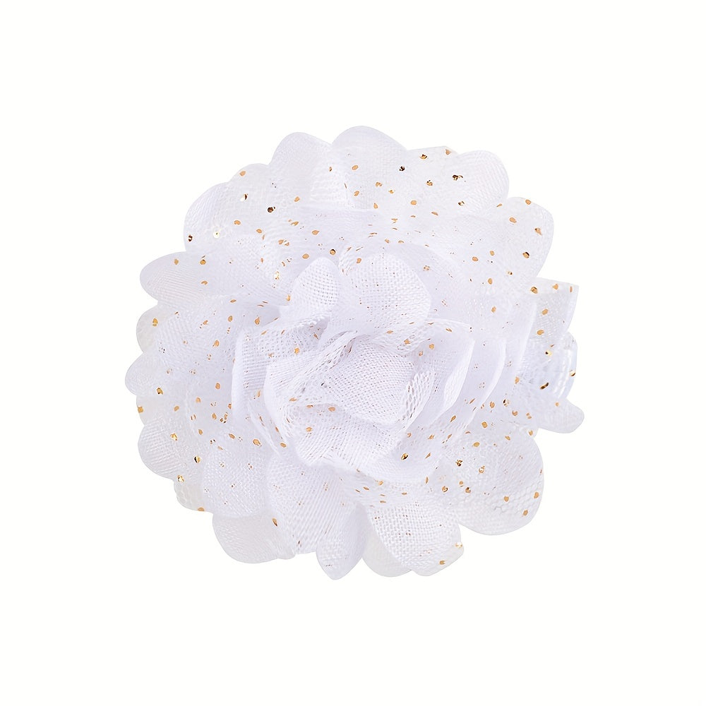 15pcs Flower Hair Clip Sweet Hair Clips Duck Billed Clip Hair Accessories