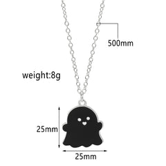 Men's Ghost Alloy Pendant Necklace
