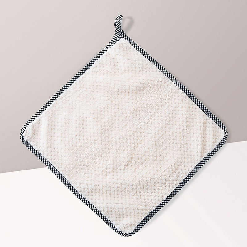 Coral Fleece Fingertip Towel Absorbent Cleaning Rag