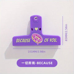 Plastic Magnet Long Tail Clip for Desk Organizer