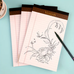 A5 Ruled Lined Writing Note Pad - 50 Sheets - School Office