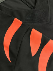 Boys Breathable V Neck Rugby Jersey Short Sleeves Football Shirt