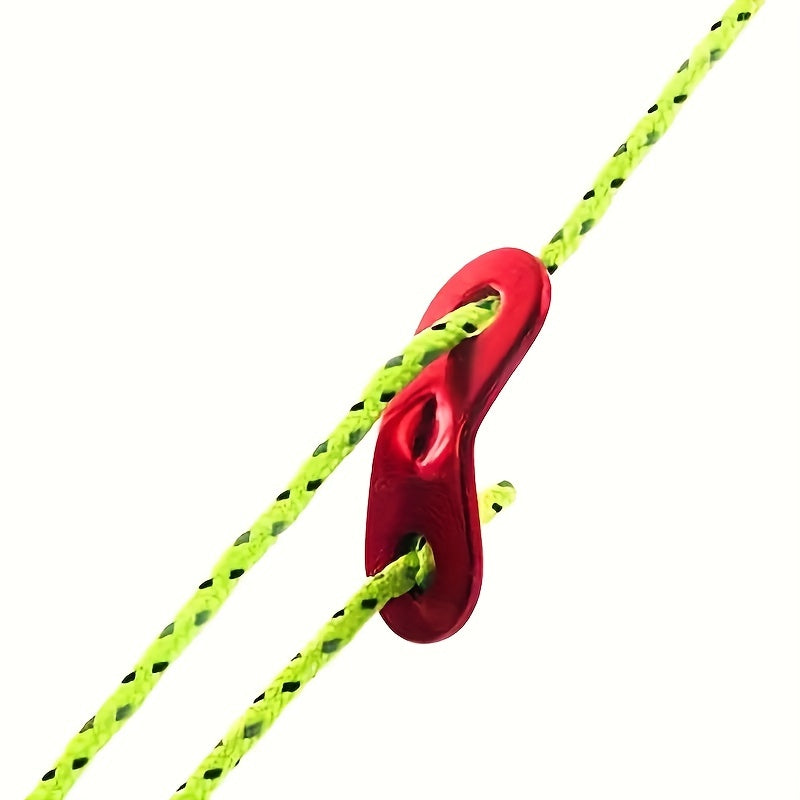 10pcs Camping Tent Wind Rope Fixing Buckles Aluminum Alloy Adjuster
