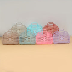 Portable Plastic Shower Bag Beach Storage Tote & Travel Essential