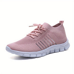 Women's Mesh Sports Shoes Lightweight Low Top Outdoor Travel