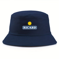 Sun Printed Bucket Hat Cotton Lightweight Sunshade Fisherman Cap