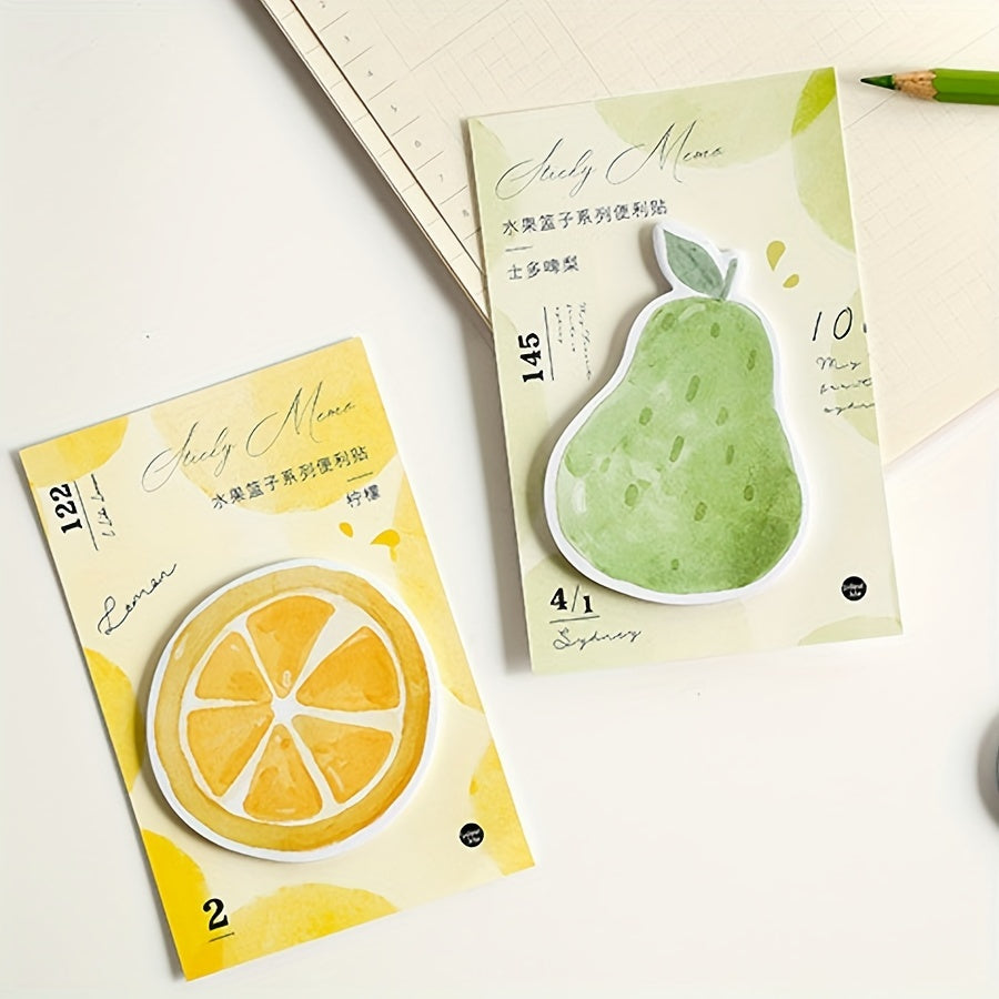 Fruit Basket Series Sticky Note Memo Pad - 30 Sheets
