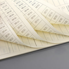 Transparent Cover Coil Notepad 60sheets Time Planner