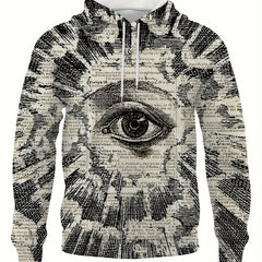 3D Print Hoodie Men Graphic Hooded Pullover Autumn Clothing