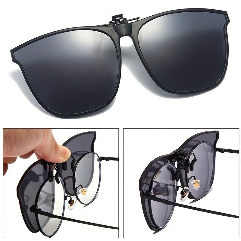 Polarized Rimless Sunglasses Stylish UV Protection Eyeglasses