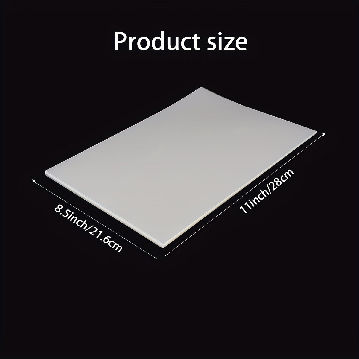 100 Sheets 4 0mil Clear Transparency Film for Inkjet Printers