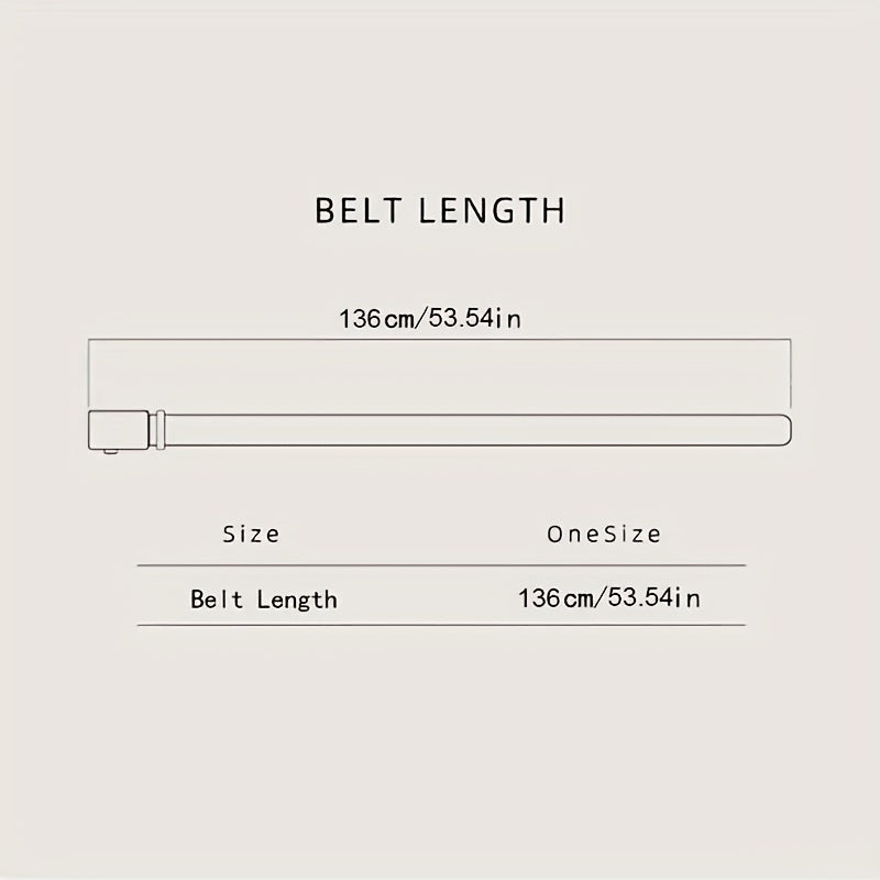 Men's Leather Dress Belt & Casual Belts With Single Prong Buckle