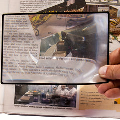 Large Area Ultra thin Magnifying Glass for Elderly & Students