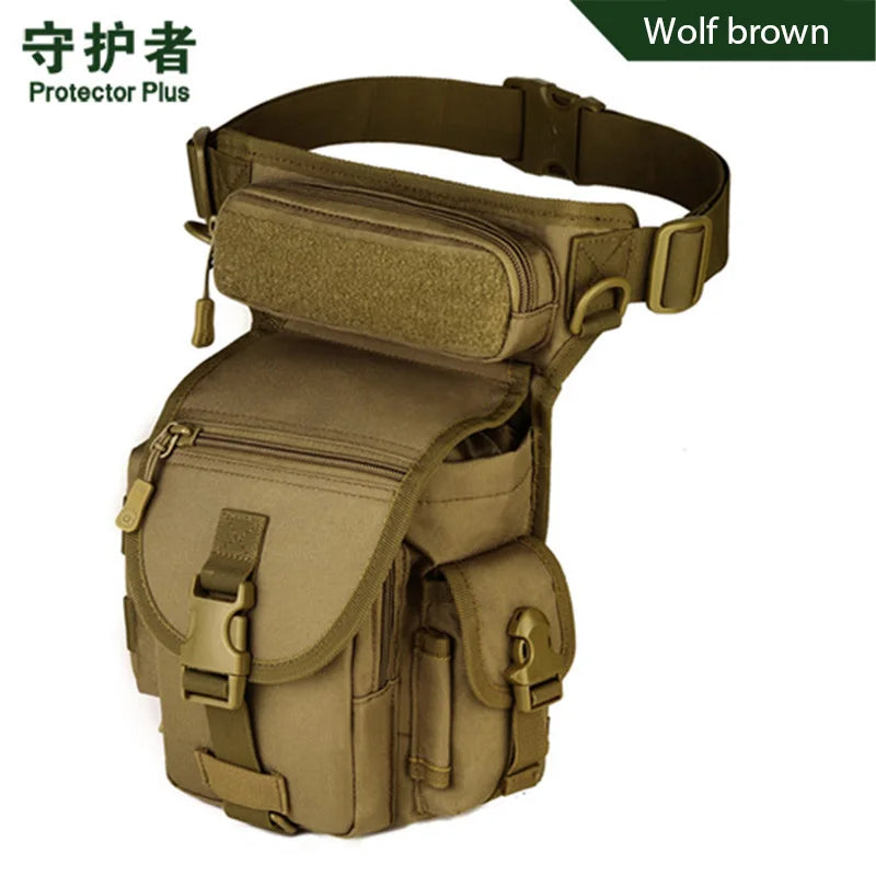 Camouflage Leg Bag Saddle Bags Shoulder Camera Bag