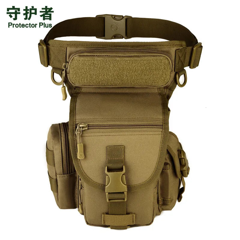 Camouflage Leg Bag Saddle Bags Shoulder Camera Bag