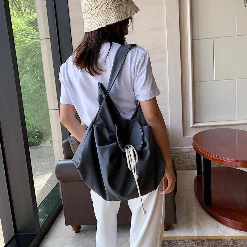 Casual Canvas Shoulder Bag Large Tote Lady Messenger Crossbody