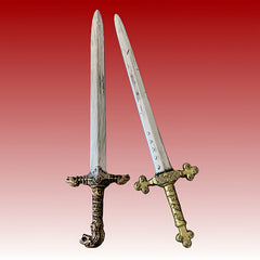 Halloween Western Style Sword Cross Rose Sword for Knight Role Play