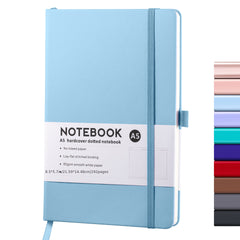 A5 Lined Hardcover Journals Notebook 192 Pages 10 Colors Classic Ruled Notebooks