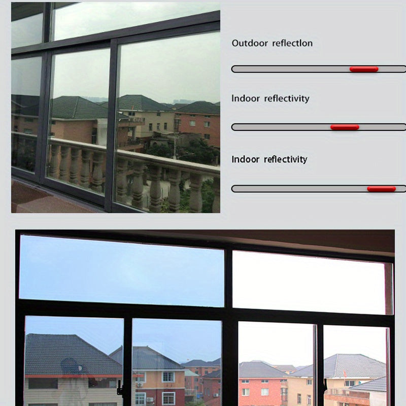 One-Way Privacy Window Film Sunshade Heat Insulation