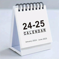 Mini Desk Calendar Jan-June, 250g Writing Paper, Double Coil Binding