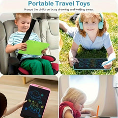 Colorful Touchscreen Tablet for Kids Portable Toy & Writing Board
