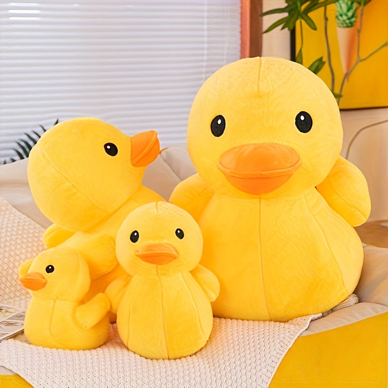 Adorable Yellow Duck Plush Toy Stuffed Animal Playful Durable
