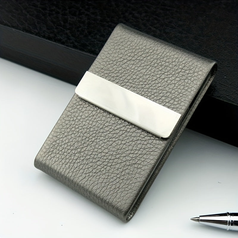 Women's Thin Tobacco Cigarette Case Leather Bag Portable Storage Box