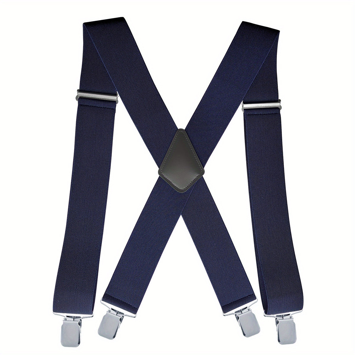 Men's Adjustable Elastic Suspenders Braces Heavy Duty Clip