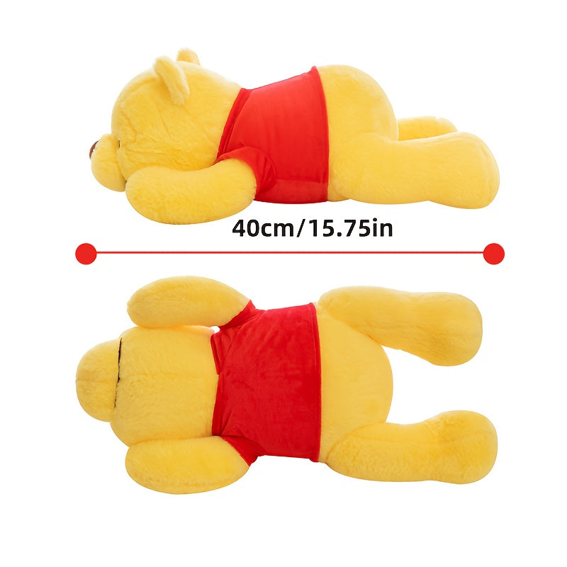Adorable Winnie Bear Plush Toy with Red Shirt